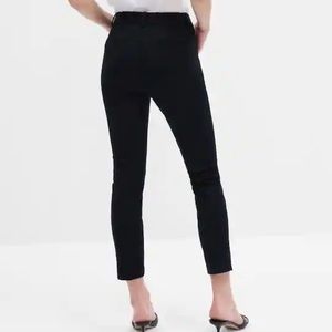 Black tall ankle pants - stretchy